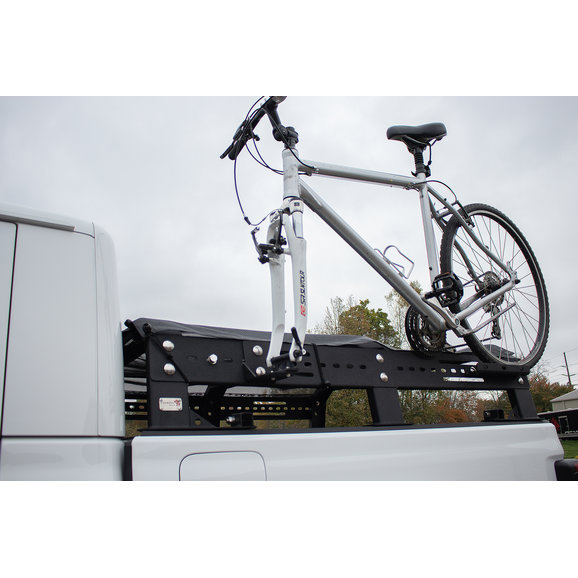 Fishbone Offroad Tackle Rack Bike Mount Bracket Fishbone Offroad FB21316 Tackle Rack Bike Mount Bracket for 20-22 Jeep Gladiator JT