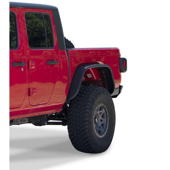 Fishbone Offroad Rear Tube Fenders Fishbone Offroad FB23209R Rear Tube Fenders for 20-25 Gladiator JT