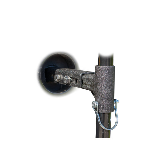 fishbone spare tire flag mount close up