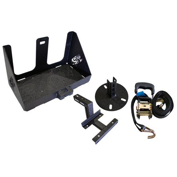 fishbone spare tire jerry can mount parts