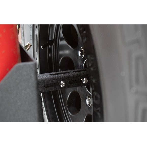 fishbone spare tire jerry can mount through shaft