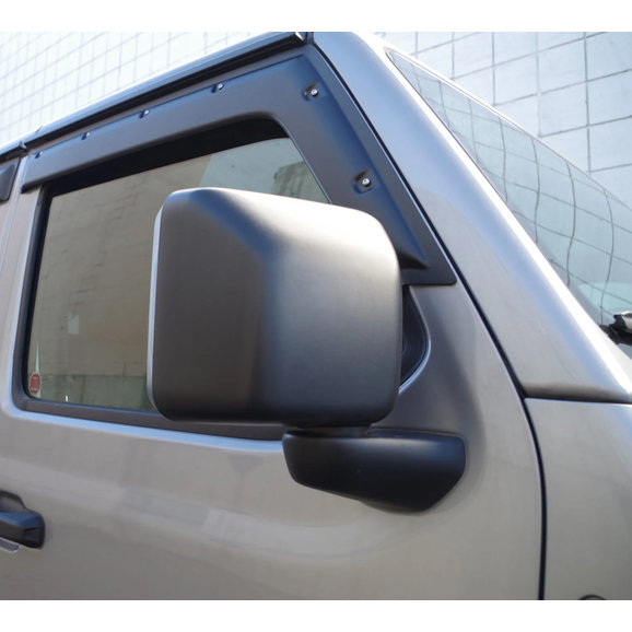 Focus Auto Design Inc. Tough Visors Focus Auto Design Inc. TV7W07-2 Tough Visors for 07-18 Jeep Wrangler JK 2-Door