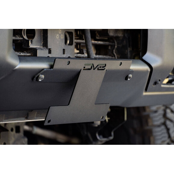 DV8 Offroad Front License Plate Relocation Kit DV8 Offroad LPBR-01 Front License Plate Relocation Kit For 21-25 Ford Bronco