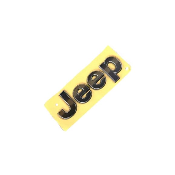 Mopar Front Fender "Jeep" Nameplate in Chrome Mopar 68292513AB Front Fender "Jeep" Nameplate in Chrome for 18-24 Jeep Wrangler JL & Gladiator JT