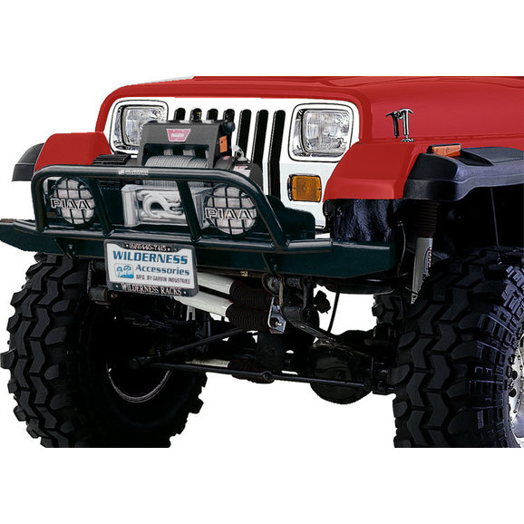 Garvin Front Wilderness Bumper for 87-95 Jeep Wrangler YJ | Quadratec