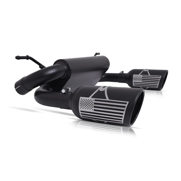 Gibson 2.5" Patriot Series Dual Cat-Back Exhaust System Gibson 70-0001 2.5" Patriot Series Dual Cat-Back Exhaust System for 07-18 Jeep Wrangler JK