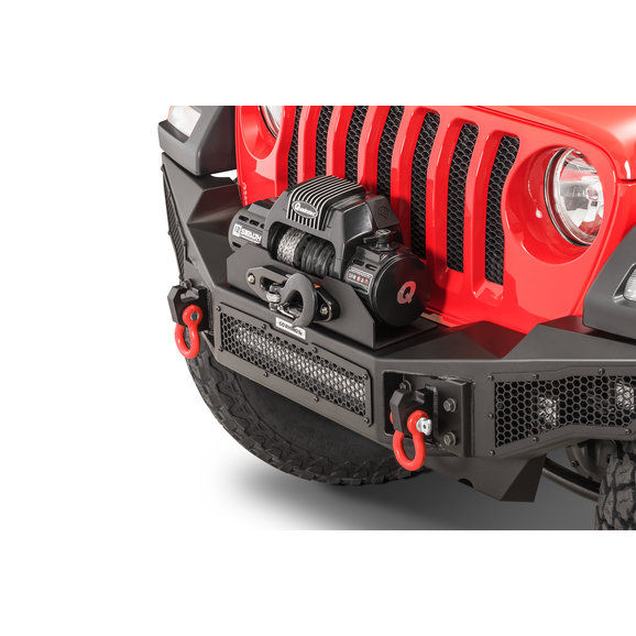 Go Rhino Rockline Fairlead Mount Plate Go Rhino 332000T Rockline Fairlead Mount Plate for 18-19 Jeep Wrangler JL & 2020 Jeep Gladiator with Go Rhino Rockline Front Bumper