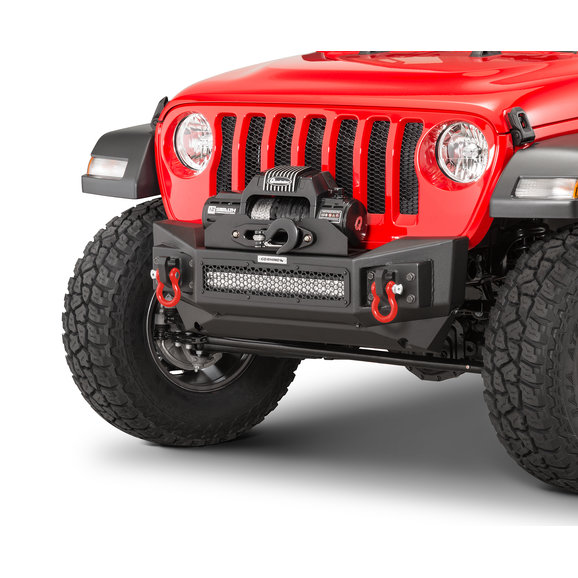 Go Rhino Rockline Front Bumper  Go Rhino 331100T Rockline Front Bumper  for 07-19 Jeep Wrangler JK, JL & 2020 Jeep Gladiator