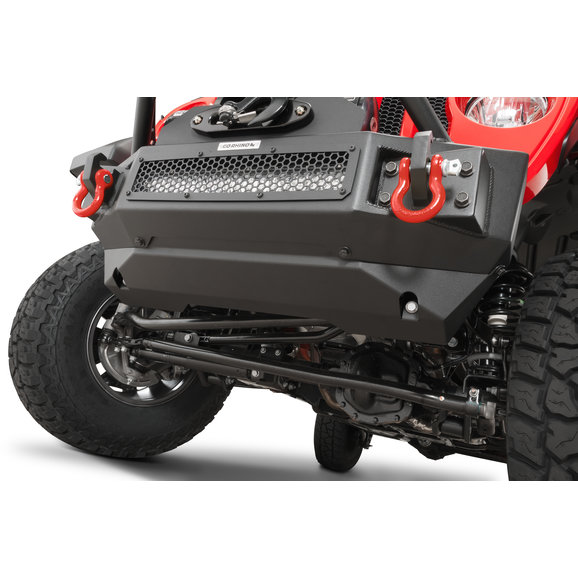 Go Rhino Rockline Front Bumper Skid Plate Go Rhino 332100T Rockline Front Bumper Skid Plate for 18-22 Jeep Wrangler JL Unlimited and Gladiator JT with Go Rhino Rockline Front Bumper