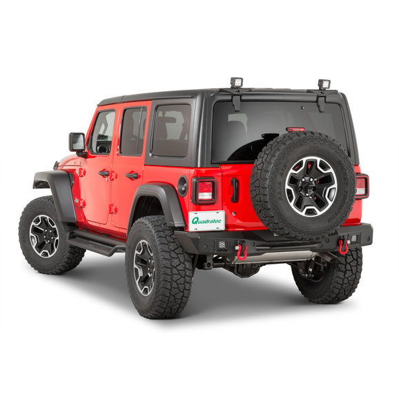 Go Rhino Rockline Full Width Rear Bumper Go Rhino 371200T Rockline Full Width Rear Bumper for 18-21 Jeep Wrangler JL