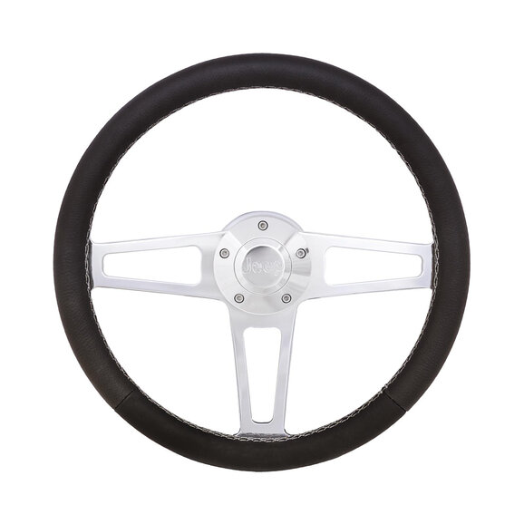 Grant Products Billet T-Series Steering Wheel & Install Kit Grant Products Billet T-Series Steering Wheel & Install Kit for 76-95 Jeep CJ & Wrangler YJ