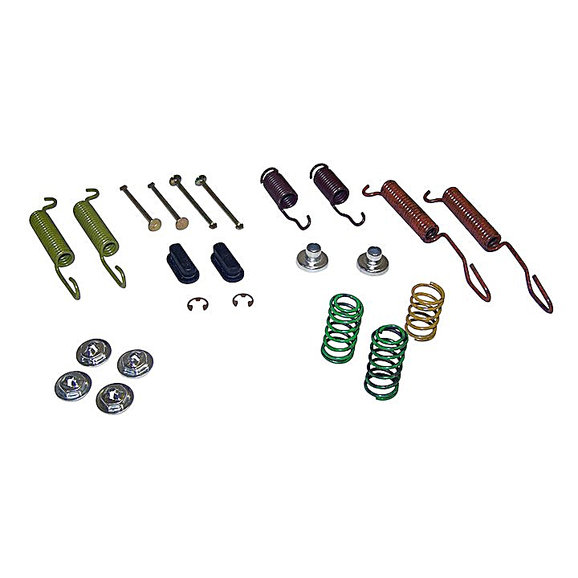 Crown Automotive Rear Drum Brake Hardware Kit Crown Automotive H7128 Rear Drum Brake Hardware Kit for 79-88 Jeep J-20