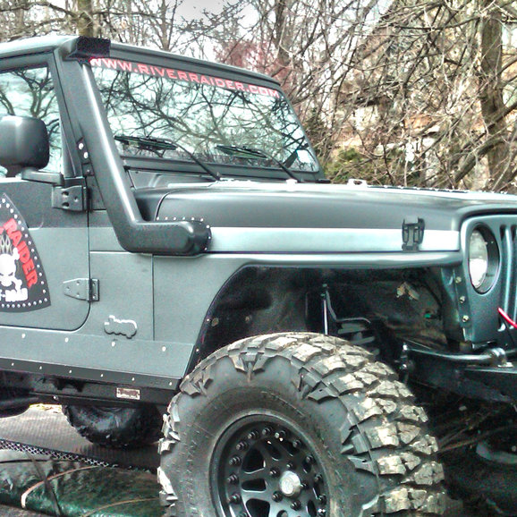 Hauk Offroad 043810 River Raider Aluminum Body Snorkel for 9706 Jeep