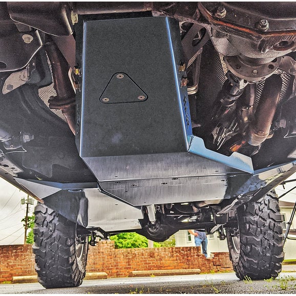 Hauk Offroad Complete Skid Plate System in Textured Black Hauk Offroad 0824-01 Complete Skid Plate System in Textured Black for 20-22 Jeep Gladiator JT with 3.6L Engine