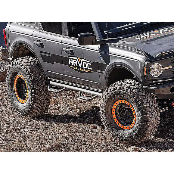 Havoc Offroad Havoc Offroad HN2 Nerf Bars Havoc Offroad HFB-06-003 Havoc Offroad HN2 Nerf Bars for 21-26 Ford Bronco 4-Door