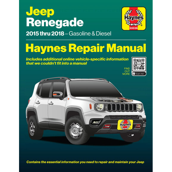 Haynes Manuals Repair Manual Haynes Manuals Repair Manual for 15-23 Jeep Renegade BU