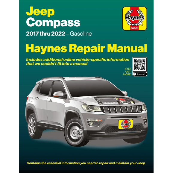 Haynes Manuals Repair Manual Haynes Manuals 50051 Repair Manual for 17-22 Jeep Compass MP