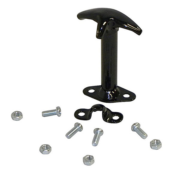 Crown Automotive Hood Catch Kit in Black Crown Automotive HC2 Hood Catch Kit in Black for 41-95 Jeep CJ and Wrangler YJ