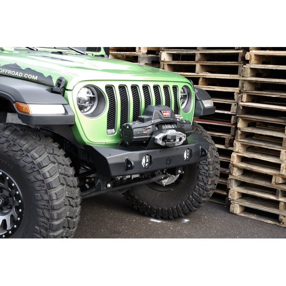 HyLine OffRoad Summit Modular Front Winch Bumper for 1820 Jeep Wrangler JL & Gladiator JT with