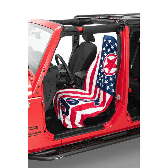Insync Cabana Stripe Jeep Logo Beach Towel 2 Go Insync  Cabana Stripe Jeep Logo Beach Towel 2 Go