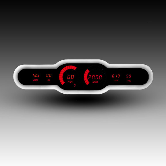 Intellitronix 6 Gauge Bar Sweep Digital Universal Panel Intellitronix 6 Gauge Bar Sweep Digital Universal Panel