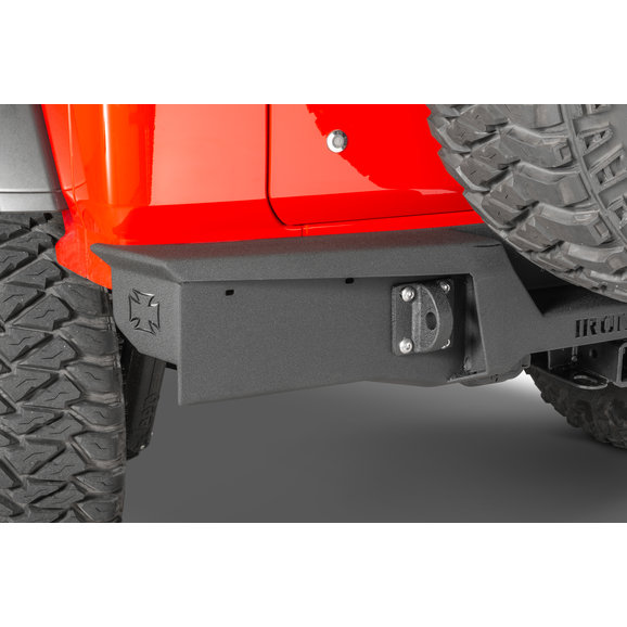 Iron Cross Automotive Stubby Rear Bumper for 1821 Jeep Wrangler JL with Tire Carrier for 1822