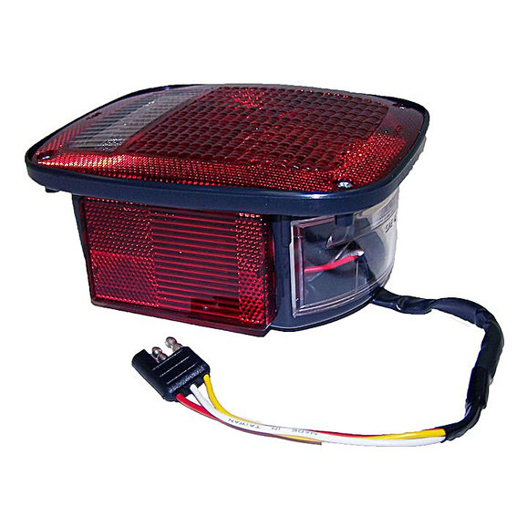 Crown Automotive Driver Side Tail Light  Crown Automotive J5758255 Driver Side Tail Light  for 81-86 Jeep CJ-5, CJ-7 and CJ-8