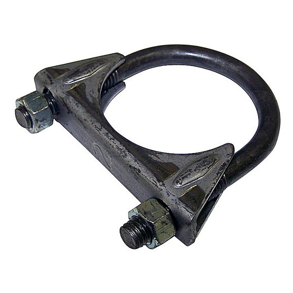 Crown Automotive 2" Exhaust Clamp Crown Automotive J8126663 2" Exhaust Clamp for 72-06 Jeep CJ, Wrangler YJ, TJ & Unlimited; 84-01 Cherokee XJ & Comanche MJ and 93-98 Grand Cherokee ZJ