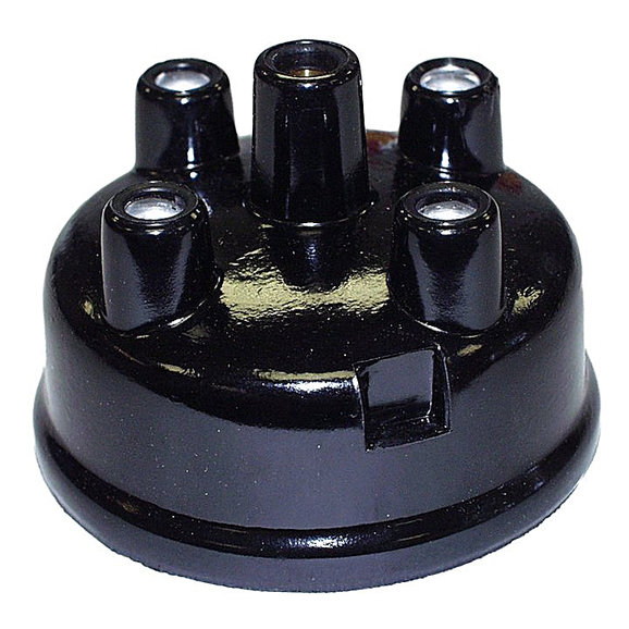 Crown Automotive Distributor Cap Crown Automotive JA009307 Distributor Cap for 45-71 Jeep CJ with 4-Cylinder Engine