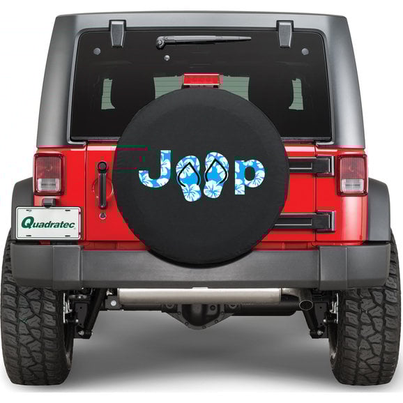 Quadratec Jeep Aloha Sandals Tire Cover Quadratec Jeep Aloha Sandals Tire Cover