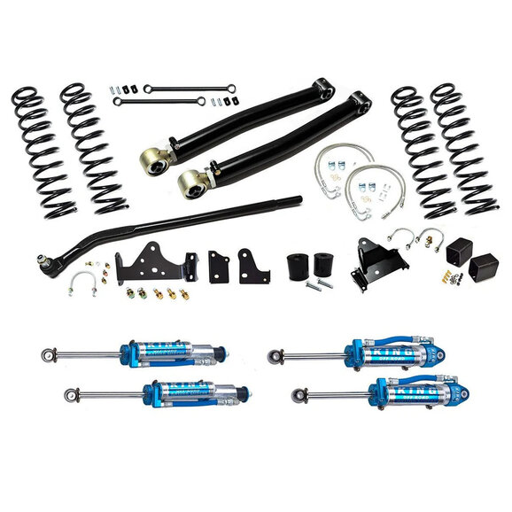 EVO Manufacturing 3" Enforcer Suspension System with Draglink Flip Kit EVO Manufacturing 3" Enforcer Suspension System with Draglink Flip Kit for 07-18 Jeep Wrangler JK