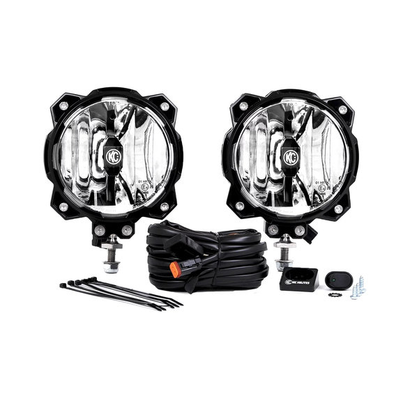 KC HiLiTES  Gravity LED Pro6 Single Pair Pack System 