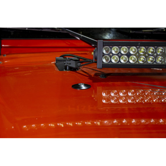 Kentrol Hood Bumper Delete Kit for 9718 Jeep Wrangler TJ & JK Quadratec