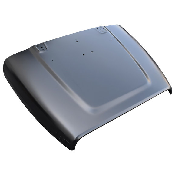 Key Parts Replacement Steel Hood with Single Washer Nozzle Key Parts 0485-030 Replacement Steel Hood with Single Washer Nozzle for 97-06 Jeep Wrangler TJ