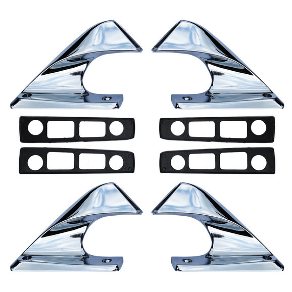 Key Parts Roof Rack End Cap Kit Key Parts CP117K Roof Rack End Cap Kit for 84-91 Jeep Grand Wagoneer SJ