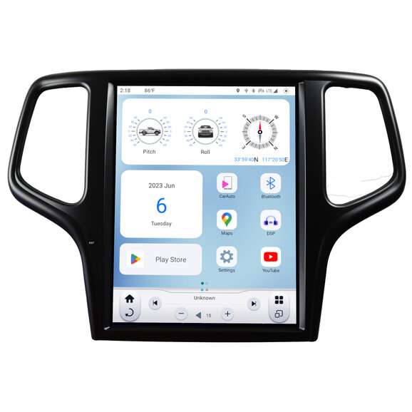 Linkswell Generation 6 T-Style 12.1″ Android Screen Radio Linkswell TS-JPGC12-1RR-6H Generation 6 T-Style 12.1″ Android Screen Radio for 14-21 Jeep Grand Cherokee WK2