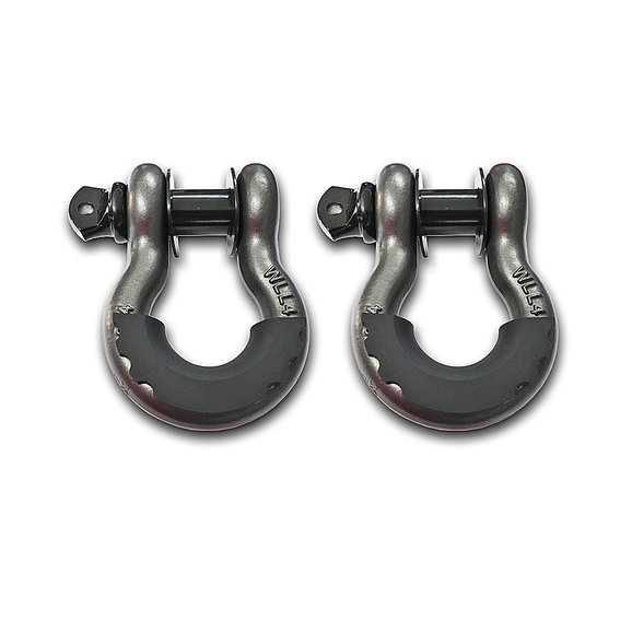 LoD Offroad 3/4" D-Ring Shackle Kit in Gray LoD Offroad SHK1000 3/4" D-Ring Shackle Kit in Gray with Isolators