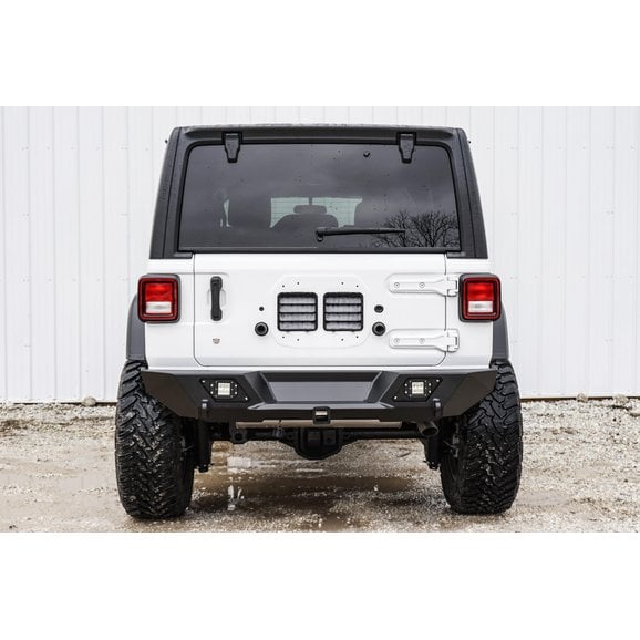 LoD Offroad Destroyer Shorty Rear Bumper LoD Offroad JRB1801 Destroyer Shorty Rear Bumper for 18-23 Jeep Wrangler JL