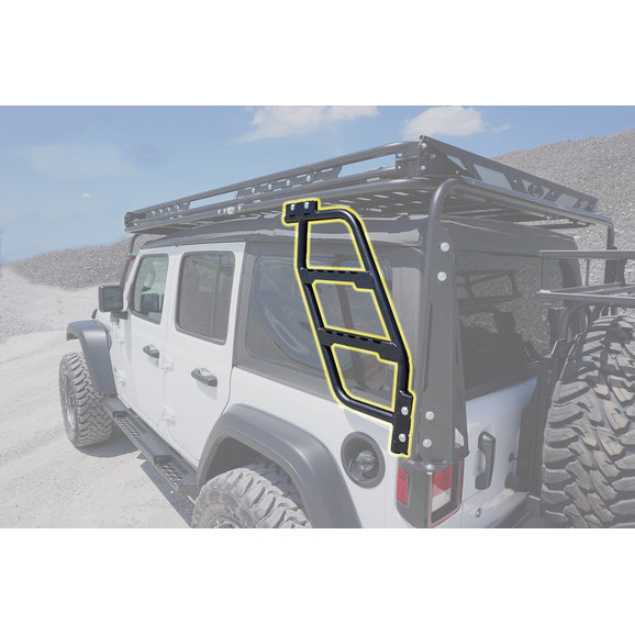 LoD Destroyer Rack Ladder LoD Destroyer Rack Ladder for 07-20 Jeep Wrangler JK & JL Unlimited 4-Door