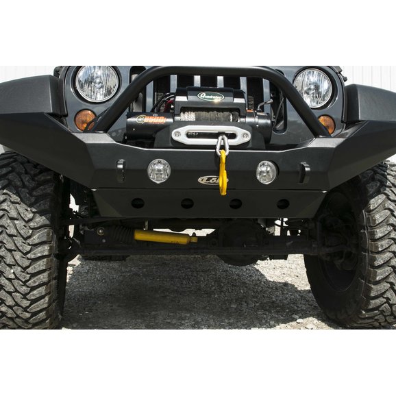 LoD Offroad Destroyer Front Bumper Skid Plate LoD Offroad JSP0701 Destroyer Front Bumper Skid Plate for 07-18 Jeep Wrangler JK
