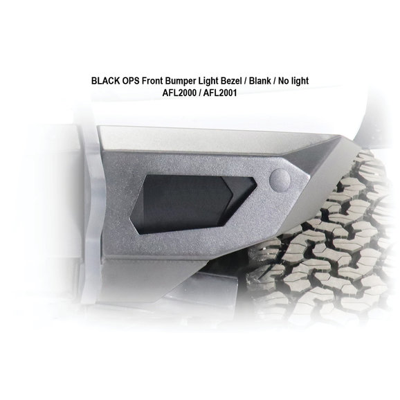 LoD Offroad  Black Ops Front Light Bezels for 21-25 Ford Bronco