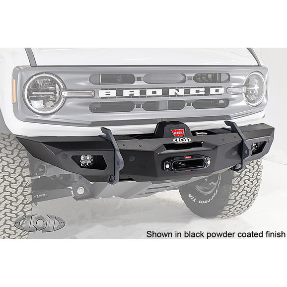 LoD Offroad Black Ops Shorty Winch Front Bumper LoD Offroad Black Ops Shorty Winch Front Bumper for 21-25 Ford Bronco