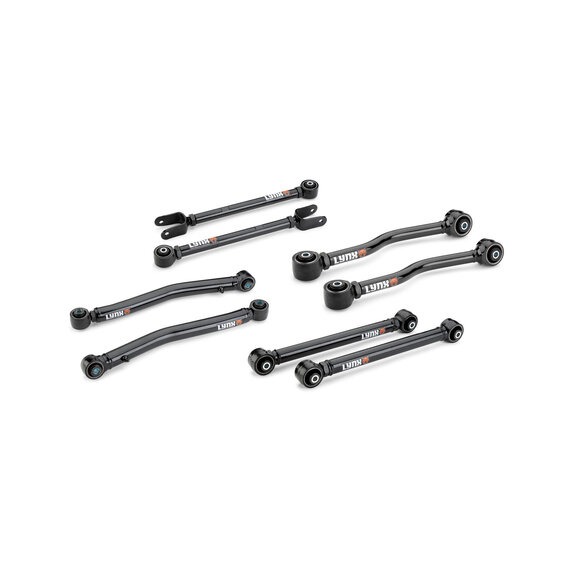 Lynx Front & Rear Control Arm Kit Lynx Front & Rear Control Arm Kit for 18-24 Jeep Wrangler JL