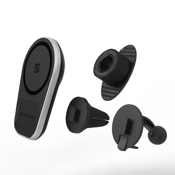 Scosche MagicMount Pro Charge5 Mobile Device Mount for Dash or Vent Scosche MagicMount Pro Charge5 Mobile Device Mount for Dash or Vent