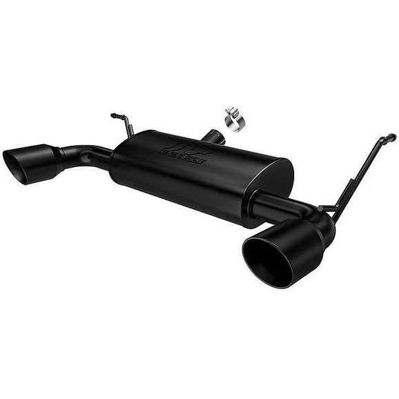 Magnaflow Street Series Axle Back Exhaust System Magnaflow 15160 Street Series Axle Back Exhaust System for 07-18 Jeep Wrangler JK in Black