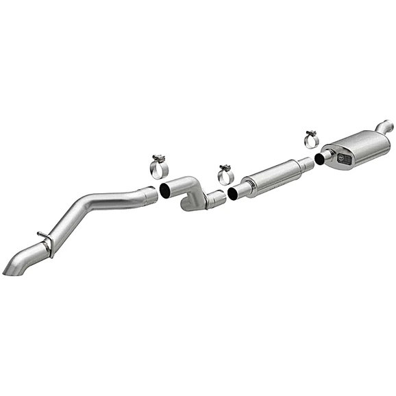 Magnaflow Overland Series Cat-Back Performance Exhaust System Magnaflow 19592 Overland Series Cat-Back Performance Exhaust System for 18-22 Jeep Wrangler JL Unlimited 4-Door with 3.6L