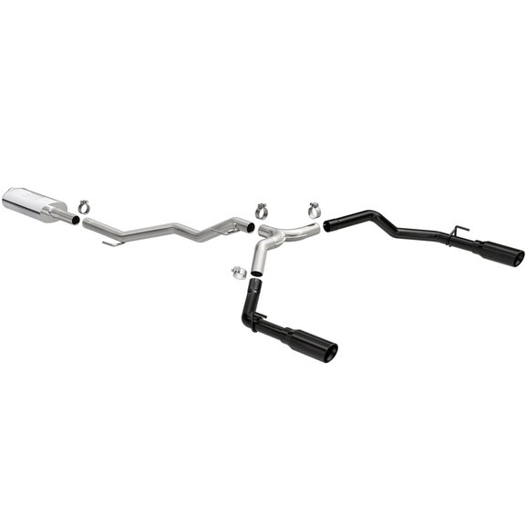 Magnaflow Street Series Cat-Back Dual Exhaust System Magnaflow 19487 Street Series Cat-Back Dual Exhaust System for 2020 Jeep Gladiator JT with 3.6L