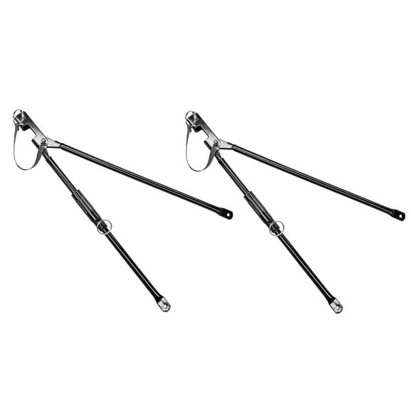 MasterTop Adjustable Spreader Bars MasterTop 15430101 Adjustable Spreader Bars for 87-95 YJ Factory Soft Top Bow Systems