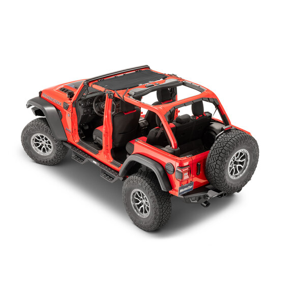 MasterTop ShadeMaker Freedom Mesh Bimini Top MasterTop ShadeMaker Freedom Mesh Bimini Top for 18-26 Jeep Wrangler JL in Black