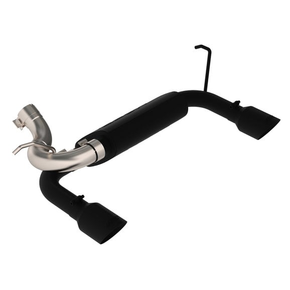 MBRP Dual Axle Back System in Black MBRP S5528BLK Dual Axle Back System in Black for 07-18 Jeep Wrangler & Wrangler Unlimited JK with 3.6/3.8L